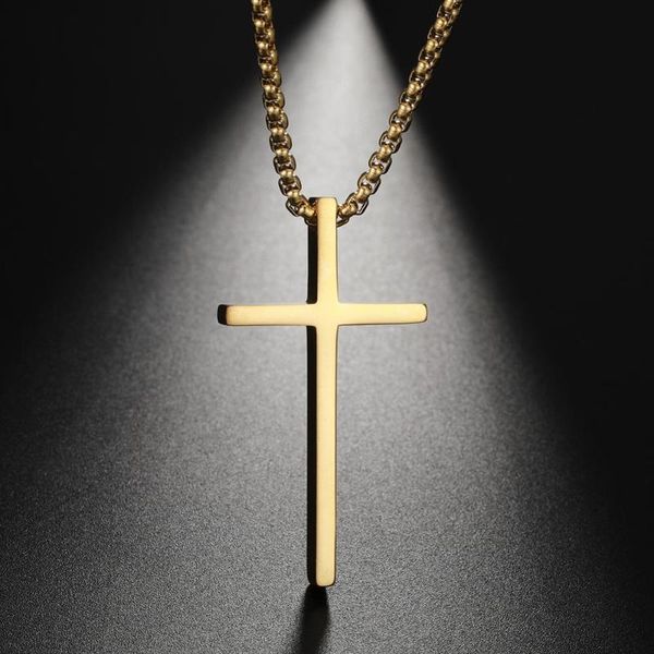 pendant necklaces my shape christian cross stainless steel chain necklace men black color choker amulet religious jesus jewelry gift, Silver
pendant necklaces my shape christian cross stainless steel chain necklace men black color choker amulet religious jesus jewelry gift, Silver
