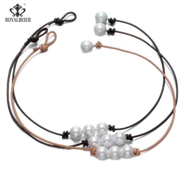 royalbeier pearl genuine leather choker x3 perfect simulated pearl dia 12mm choker necklace diy jewelry xl0032, Golden;silver
royalbeier pearl genuine leather choker x3 perfect simulated pearl dia 12mm choker necklace diy jewelry xl0032, Golden;silver
