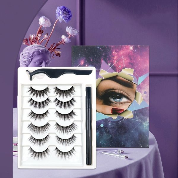 3d natural synthetic hair self adhesive false eyelash 3 in 1 sticky eyeliner 6 pairs self adhesive eyelash box set
3d natural synthetic hair self adhesive false eyelash 3 in 1 sticky eyeliner 6 pairs self adhesive eyelash box set