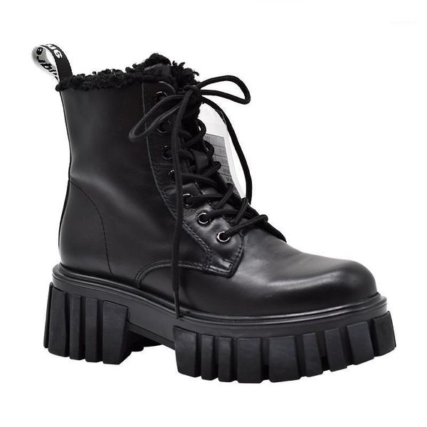 boots women shoes genuine leather thick sole lace up winter short ankle fashion solid 2021 motorcycle1, Black
boots women shoes genuine leather thick sole lace up winter short ankle fashion solid 2021 motorcycle1, Black