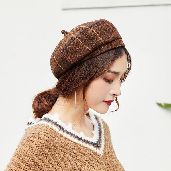 berets autumn lattice beret korean edition literature and art leisure octagonal hat student hundred painters bei bud chao nu1, Blue;gray
berets autumn lattice beret korean edition literature and art leisure octagonal hat student hundred painters bei bud chao nu1, Blue;gray