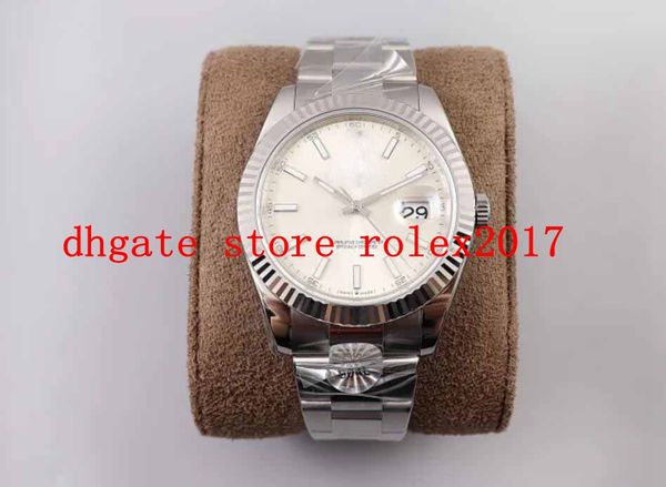 2021 41mm mens ar v3 version 904l eta 3135 movement 126334 men's business wristwatches steel bracelet perpetual men gray white dial, Slivery;brown
2021 41mm mens ar v3 version 904l eta 3135 movement 126334 men's business wristwatches steel bracelet perpetual men gray white dial, Slivery;brown