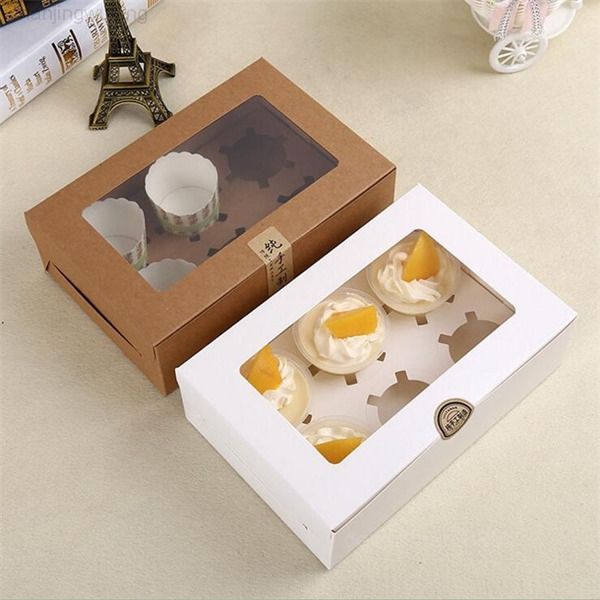 kraft card paper cupcake 6 cup holders muffin cake boxes dessert portable package box six tray gift favor
kraft card paper cupcake 6 cup holders muffin cake boxes dessert portable package box six tray gift favor