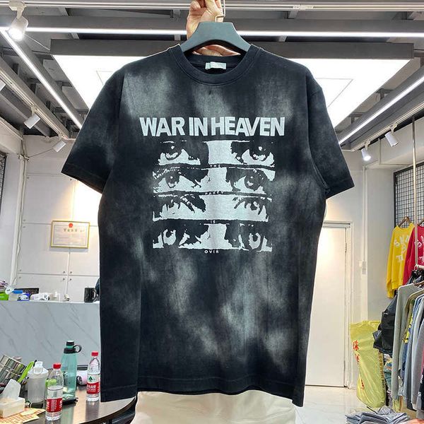 men's t-shirts high street saint wash old short sleeve men's and women's loose round neck hip hop summer fashion brand t-shir, White;black
men's t-shirts high street saint wash old short sleeve men's and women's loose round neck hip hop summer fashion brand t-shir, White;black