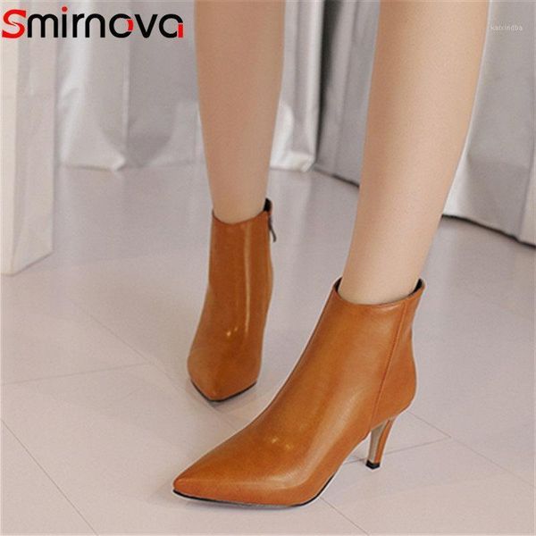 boots smirnova 2021 female est fashion zip thin heels pointed toe high heel solid ladies casual ankle1, Black
boots smirnova 2021 female est fashion zip thin heels pointed toe high heel solid ladies casual ankle1, Black