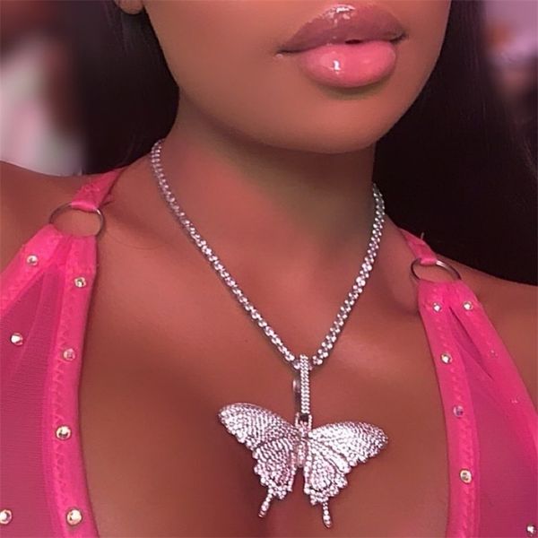 men's women hip hop cool iced out sparking bling pink aaa cz animal butterfly pendant necklaces rock fashion charm jewelry 201014, Silver
men's women hip hop cool iced out sparking bling pink aaa cz animal butterfly pendant necklaces rock fashion charm jewelry 201014, Silver