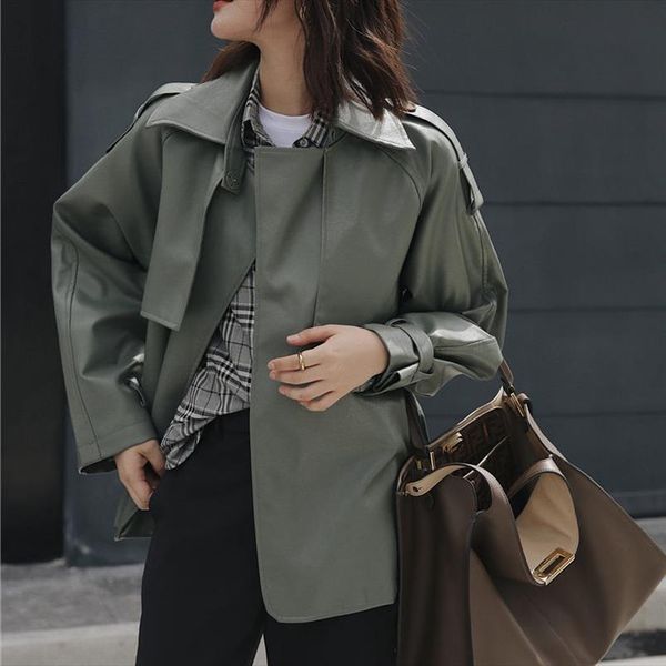 harajuku матч зеленый женщины ретро мотоциклы кожа pu plus vintage lace up куртка chic all match женские женщины outwear, Black
harajuku матч зеленый женщины ретро мотоциклы кожа pu plus vintage lace up куртка chic all match женские женщины outwear, Black