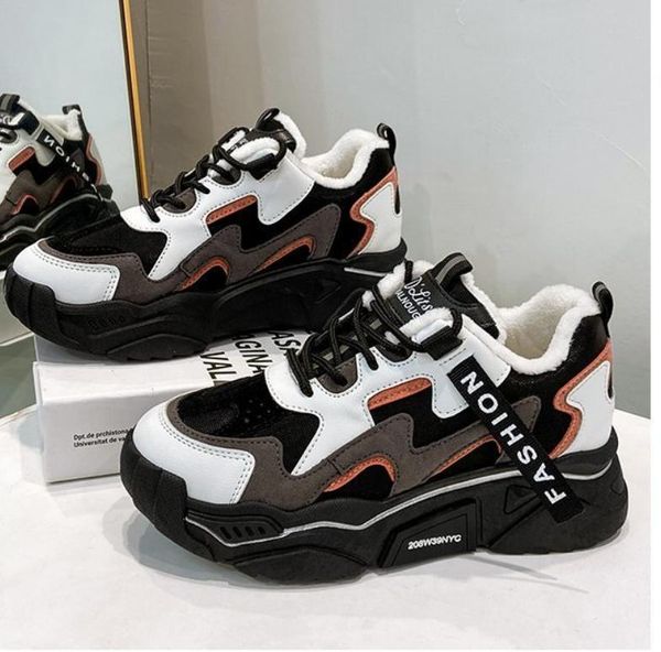 winter sneakers women vulcanize shoes warm plush platform sneakers ladies casual fur lace up wedge shoes, Black
winter sneakers women vulcanize shoes warm plush platform sneakers ladies casual fur lace up wedge shoes, Black