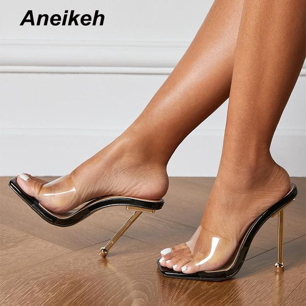 slippers aneikeh summer women shoes sandals slides pvc shallow fashion concise high heels outside square toe zapatos de mujer solid 2021, Black
slippers aneikeh summer women shoes sandals slides pvc shallow fashion concise high heels outside square toe zapatos de mujer solid 2021, Black