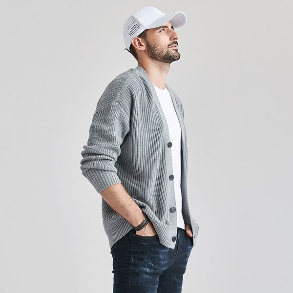 huncher mens knitted cardigan men autumn winter sweater oversized korean fashion solid cardigans white sweaters for men 201120, White;black
huncher mens knitted cardigan men autumn winter sweater oversized korean fashion solid cardigans white sweaters for men 201120, White;black