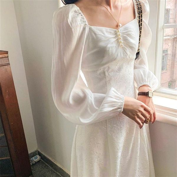 casual french women vintage dress party elegant dress square collar print long puff sleeve retro sweet elegant midi korean, Black;gray
casual french women vintage dress party elegant dress square collar print long puff sleeve retro sweet elegant midi korean, Black;gray