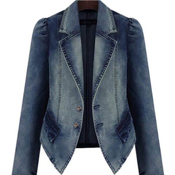 women hole pocket button denim jacket patchwork turn-down collar large size dignified autumn winter coat women new fashion 201026, Black;brown
women hole pocket button denim jacket patchwork turn-down collar large size dignified autumn winter coat women new fashion 201026, Black;brown