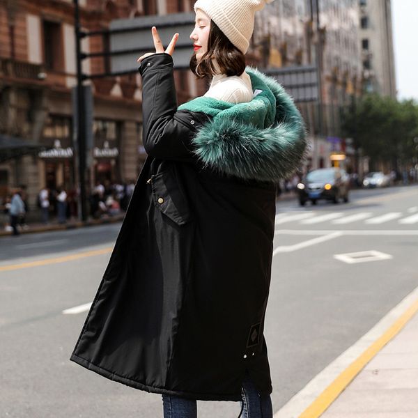 new winter women parka parker jas jackets women's fashion jacket thicken faux fur jassen big plus size warm long tgwif, Black
new winter women parka parker jas jackets women's fashion jacket thicken faux fur jassen big plus size warm long tgwif, Black
