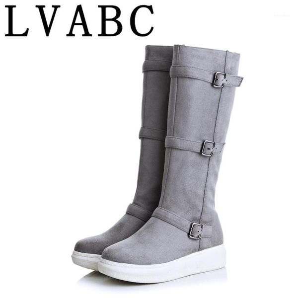 fashion new womens boots casual winter warm women snow boots buckle zipper platform suede knee-high plus size 34-431, Black
fashion new womens boots casual winter warm women snow boots buckle zipper platform suede knee-high plus size 34-431, Black