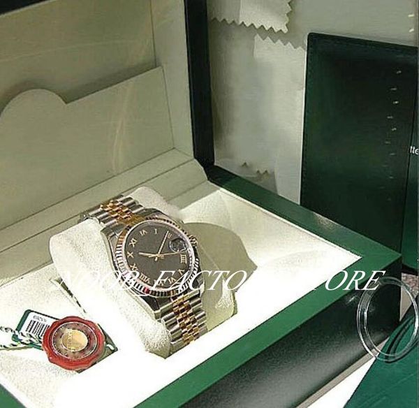 new factory sales watch medium size two-tone gold men watches 2813 automatic movement 36mm men ss / 18k yg mens black roman gift 116233 with, Slivery;black
new factory sales watch medium size two-tone gold men watches 2813 automatic movement 36mm men ss / 18k yg mens black roman gift 116233 with, Slivery;black