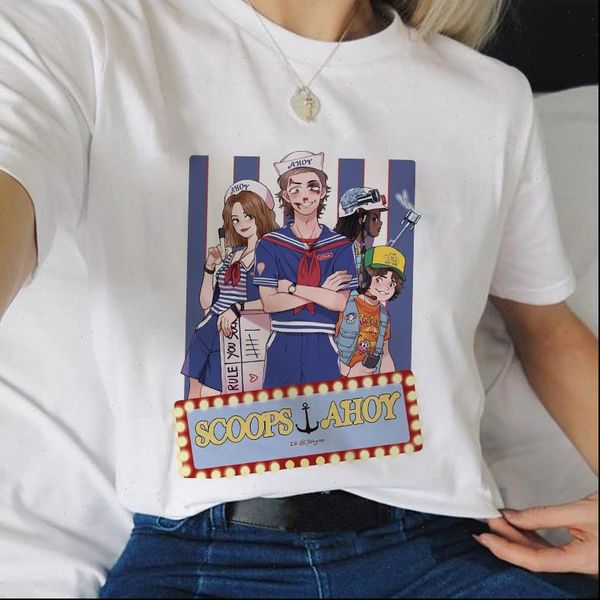 stranger things 3 t shirt eleven 2021 women new tshirt hip hop 90s gothic female clothing femme streetwear kawaii upsid, White
stranger things 3 t shirt eleven 2021 women new tshirt hip hop 90s gothic female clothing femme streetwear kawaii upsid, White
