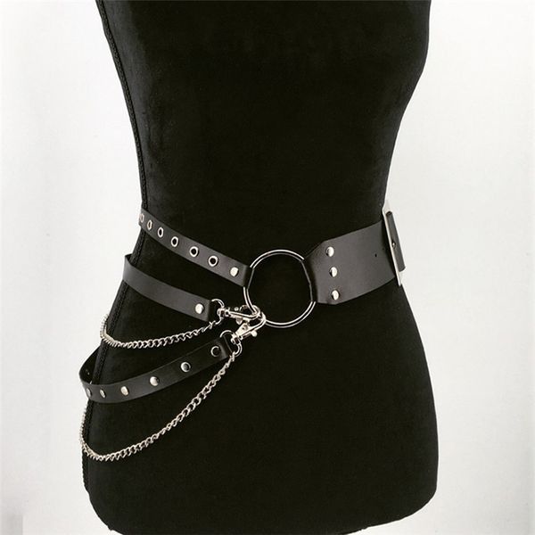 leather punk harajuku big o-ring belt punk exaggerated big metal ring metal hoop women performance belt for jeans chain y200513, Black;brown
leather punk harajuku big o-ring belt punk exaggerated big metal ring metal hoop women performance belt for jeans chain y200513, Black;brown