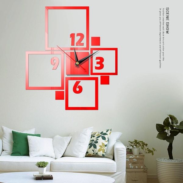 creative design зеркало поверхности стены декоративные наклейки часы современные diy настенные часы 3d часы home decor висячие
creative design зеркало поверхности стены декоративные наклейки часы современные diy настенные часы 3d часы home decor висячие