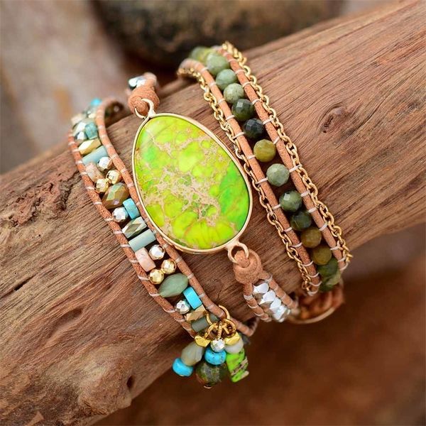 multilayers leather wrap bracelets w/ natural stone jaspers chain beaded bracelet teengirls bohemian jewelry bijoux dropship y200730, Black
multilayers leather wrap bracelets w/ natural stone jaspers chain beaded bracelet teengirls bohemian jewelry bijoux dropship y200730, Black