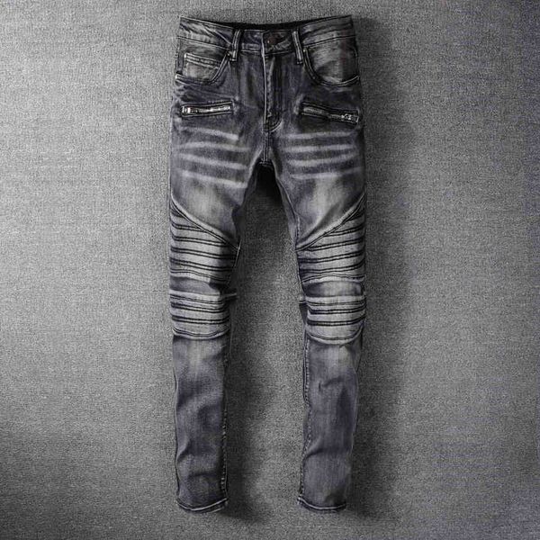20SS Men Digner Jean Ditred Ripped Biker Slim Fit Motorcycle Denim For Men Top Quality Fahion jean s pour homm #1091, Blue
20SS Men Digner Jean Ditred Ripped Biker Slim Fit Motorcycle Denim For Men Top Quality Fahion jean s pour homm #1091, Blue