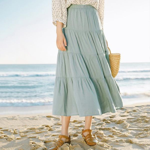 2020 summer new arrival elastic waist slimmed all-match leisure tiered skirt, Black
2020 summer new arrival elastic waist slimmed all-match leisure tiered skirt, Black