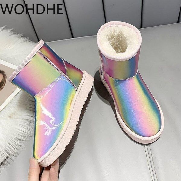 лакированные ботинки снега зимы женщин популярные моды отдыха плоский каблук водонепроницаемый снега сапоги botas mujer женский голеностопно, Black 
лакированные ботинки снега зимы женщин популярные моды отдыха плоский каблук водонепроницаемый снега сапоги botas mujer женский голеностопно, Black