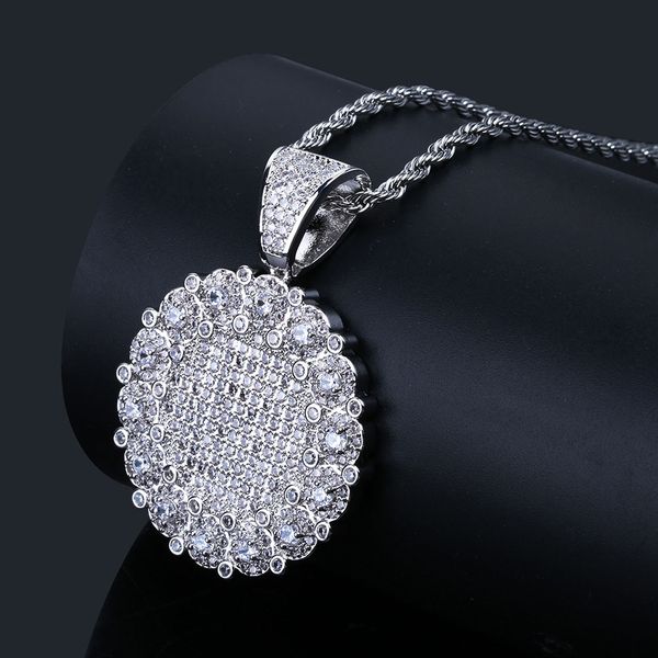 new fashion 18k white gold plated iced out cubic zirconia sun flower pendant necklace chain hip hop rapper jewelry gifts for girls and guys, Silver
new fashion 18k white gold plated iced out cubic zirconia sun flower pendant necklace chain hip hop rapper jewelry gifts for girls and guys, Silver