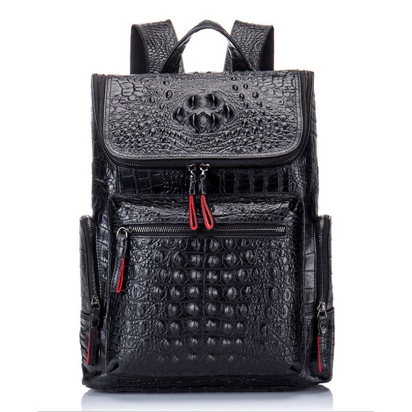 luufan genuine leather men's backpack black alligator pattern lapbackpack for women leather travel daypacks large capacity
luufan genuine leather men's backpack black alligator pattern lapbackpack for women leather travel daypacks large capacity