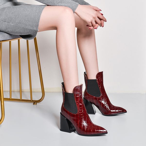 2021 women's boots natural plus size 22-26.5cm european upper and lining thick heels ws7o, Black
2021 women's boots natural plus size 22-26.5cm european upper and lining thick heels ws7o, Black