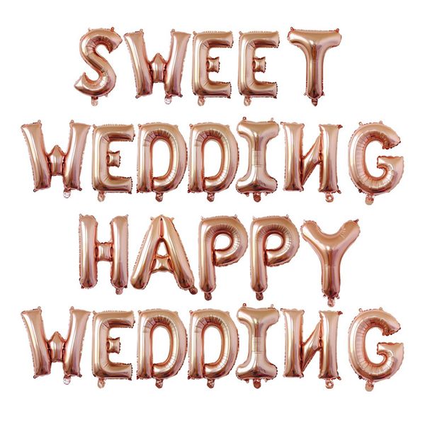 16 inch sweet wedding letter balloon set rose gold wedding party balloon valentine's day decoration
16 inch sweet wedding letter balloon set rose gold wedding party balloon valentine's day decoration
