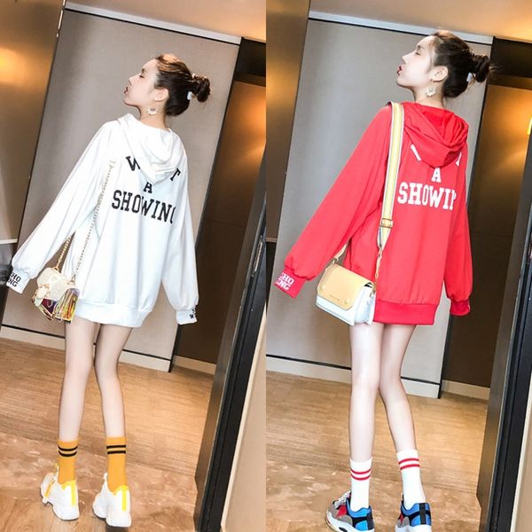 plcwe autumn 2020 size letter hooded long sleeve for women fat mm plus new loose thin printed sweatersweater sweater coat lledy, Black
plcwe autumn 2020 size letter hooded long sleeve for women fat mm plus new loose thin printed sweatersweater sweater coat lledy, Black