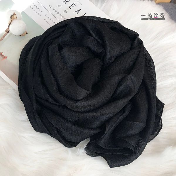 pure black cotton women linen winter korean version long versatile spring and autumn thin silk scarf beach towel shawl, Blue;gray
pure black cotton women linen winter korean version long versatile spring and autumn thin silk scarf beach towel shawl, Blue;gray