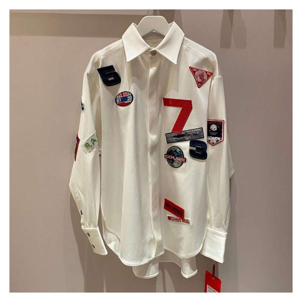 niche dign fall / winter 2020 new polo collar digital pattern cartoon embroidery shirt coat female personality trend, White
niche dign fall / winter 2020 new polo collar digital pattern cartoon embroidery shirt coat female personality trend, White
