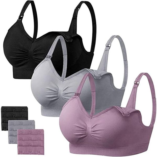 gym clothing 3pcs seamless plus size front closure sports bra shockproof breathable fitness sport push up underwear, White;black
gym clothing 3pcs seamless plus size front closure sports bra shockproof breathable fitness sport push up underwear, White;black