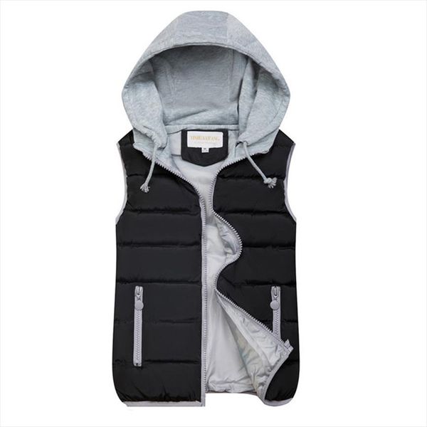 2019 women autumn winter vest pink black warm wadded hooded with zipper waistcoat plus size 3xl casual short jacket 10 colors, Black;white
2019 women autumn winter vest pink black warm wadded hooded with zipper waistcoat plus size 3xl casual short jacket 10 colors, Black;white