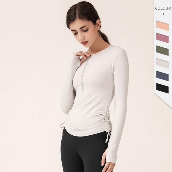 woman straps running sports tight quickdrying clothes stretch fitness yoga long sleeves women workout shirt kg-467, White;red
woman straps running sports tight quickdrying clothes stretch fitness yoga long sleeves women workout shirt kg-467, White;red
