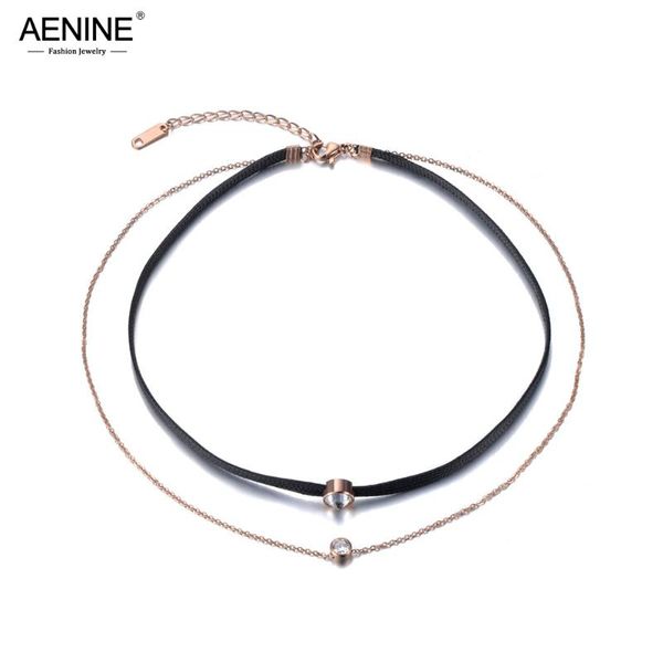 aenine bohemia stainless steel double layer necklaces jewelry trendy cubic zirconia chain choker necklace for women girl an19019, Golden;silver
aenine bohemia stainless steel double layer necklaces jewelry trendy cubic zirconia chain choker necklace for women girl an19019, Golden;silver