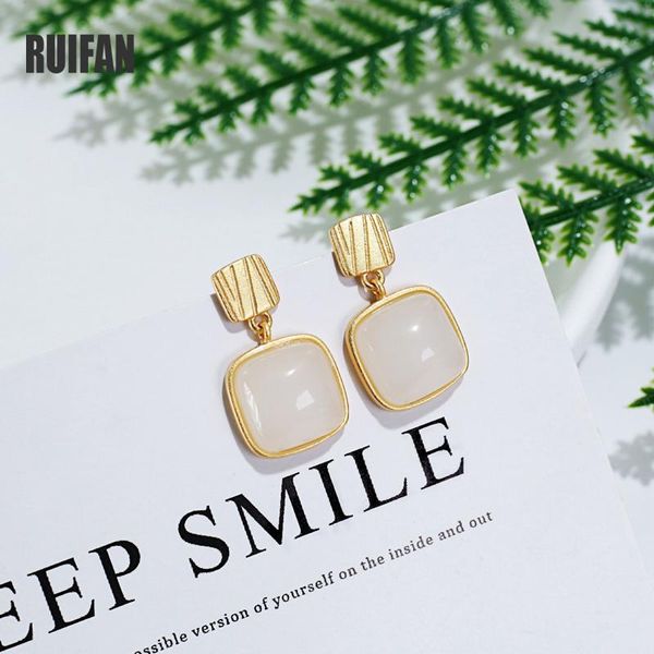ruifan vintage square white natural jade 925 sterling silver earrings women gold trendy drop dangle earrings fine jewelry yea478
ruifan vintage square white natural jade 925 sterling silver earrings women gold trendy drop dangle earrings fine jewelry yea478