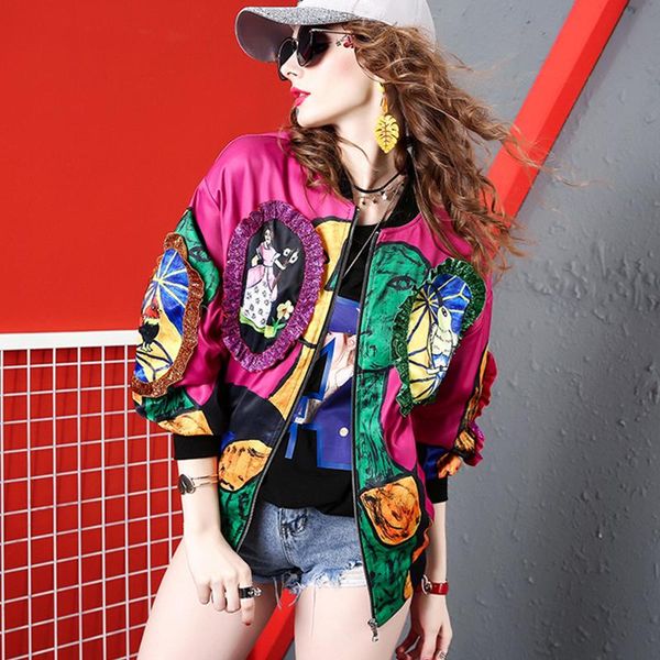 new cartoon jackets women 2020 fashion spring women print retro basic jackets bomber female baseball loose red jacket outwear, Black;brown
new cartoon jackets women 2020 fashion spring women print retro basic jackets bomber female baseball loose red jacket outwear, Black;brown