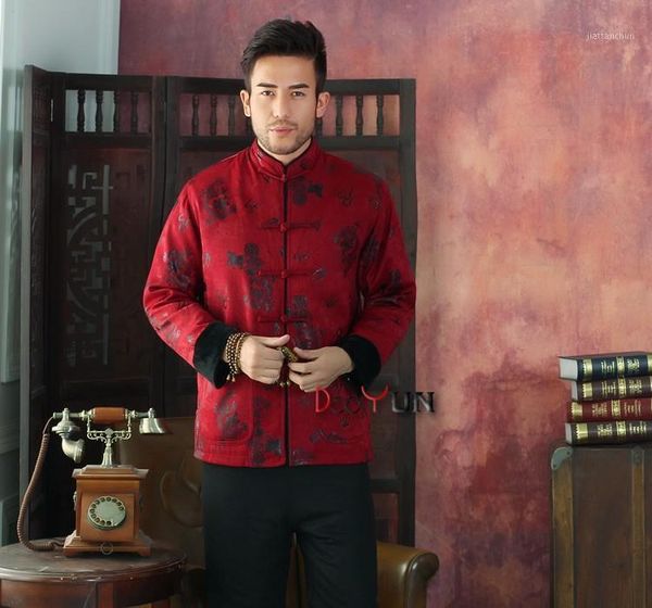 new arrival red chinese traditional men's mandarin collar jacket long sleeve coat middle-aged tang suit s m xl xxl xxxl1, Black;brown
new arrival red chinese traditional men's mandarin collar jacket long sleeve coat middle-aged tang suit s m xl xxl xxxl1, Black;brown