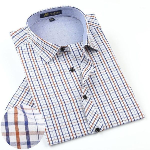 2020 men fashion casual short sleeve plaid shirt soft comfortable male social business dress shirt brand men regular fit clothes1, White;black
2020 men fashion casual short sleeve plaid shirt soft comfortable male social business dress shirt brand men regular fit clothes1, White;black
