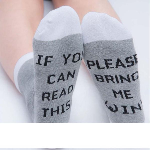 humor words printed socks if you can read this bring me a glass of wine cotton casual socks lovers sock, Black
humor words printed socks if you can read this bring me a glass of wine cotton casual socks lovers sock, Black