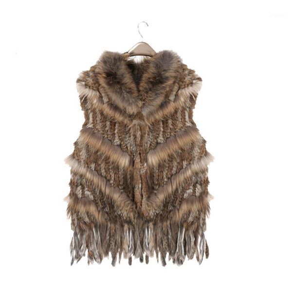 zy88026 2020 new real knitting women winter fur with tassels raccoon fur trimming collar vest waistcoat gilet1, Black
zy88026 2020 new real knitting women winter fur with tassels raccoon fur trimming collar vest waistcoat gilet1, Black