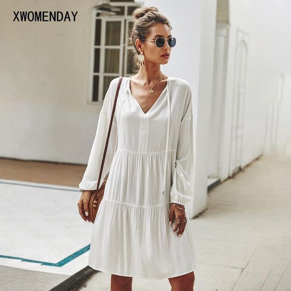 vogue womens white long sleeve dress summer simple casual holiday sundress 2020 vintage loose ankle dresses for women clothes1, Black;gray
vogue womens white long sleeve dress summer simple casual holiday sundress 2020 vintage loose ankle dresses for women clothes1, Black;gray