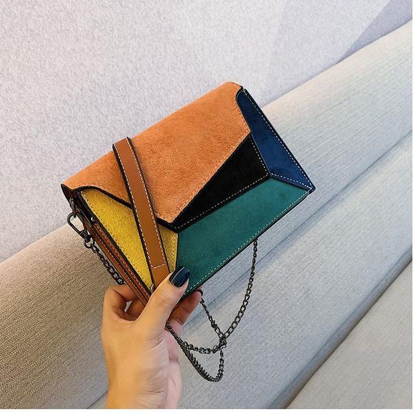 2020 retro matte patchwork shoulder bags for women small chain strap handbags crossbody bags female small flap fashion cover bag
2020 retro matte patchwork shoulder bags for women small chain strap handbags crossbody bags female small flap fashion cover bag