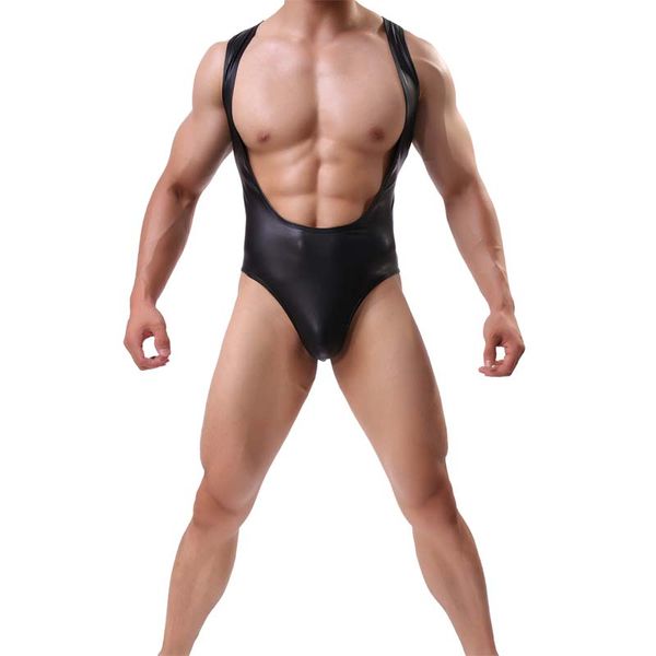 3pieces/lot lingerie bodysuit mens body shaper bodybuilding jumpsuit mens bodysuit imitation leather mens wrestling singlet body suits, Black;brown
3pieces/lot lingerie bodysuit mens body shaper bodybuilding jumpsuit mens bodysuit imitation leather mens wrestling singlet body suits, Black;brown