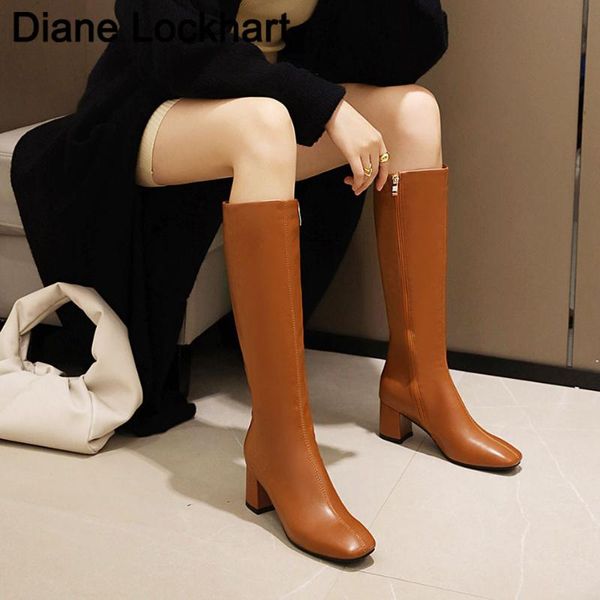 2020 winter trending women knee high boots square high heels beige boots square toe zippers apricot ladies party shoes, Black
2020 winter trending women knee high boots square high heels beige boots square toe zippers apricot ladies party shoes, Black