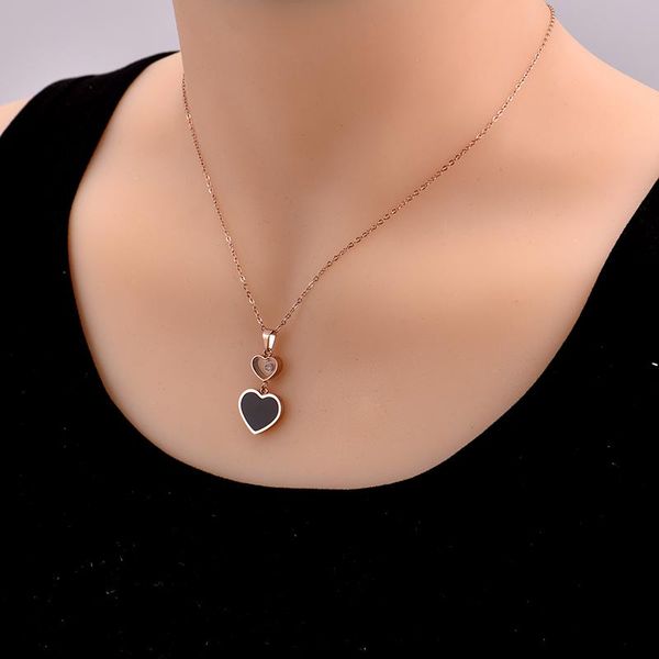 no fading stainless titanium steel love circle round good luck pendant double necklaces jewelry women wedding gift, Golden;silver
no fading stainless titanium steel love circle round good luck pendant double necklaces jewelry women wedding gift, Golden;silver