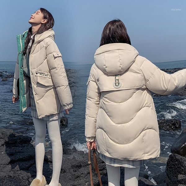 2019 new spell color slim winter jacket women cotton padded jackets fashion medium long warm parka winter women hooded coat1, Tan;black
2019 new spell color slim winter jacket women cotton padded jackets fashion medium long warm parka winter women hooded coat1, Tan;black