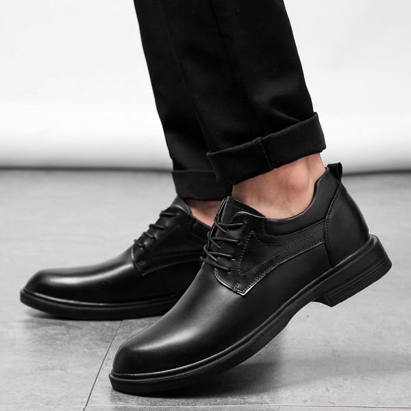 genuine leather shoes men footwear nonslip thick sole fashion mens casual shoes male high quali cowhide loafers, Black
genuine leather shoes men footwear nonslip thick sole fashion mens casual shoes male high quali cowhide loafers, Black